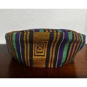 African Print Hat Mardi Gras Colors